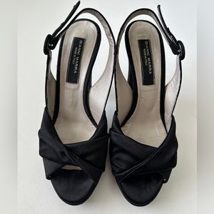 Gianni Marra Women's Block Heel Sandals, Size EU 36 US 5-1/2. Made in Italy.